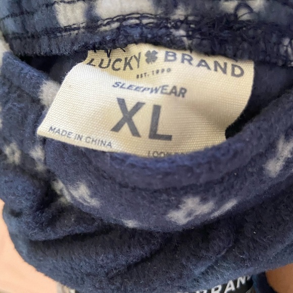Lucky Brand sleepwear fleece pants - Picture 7 of 7